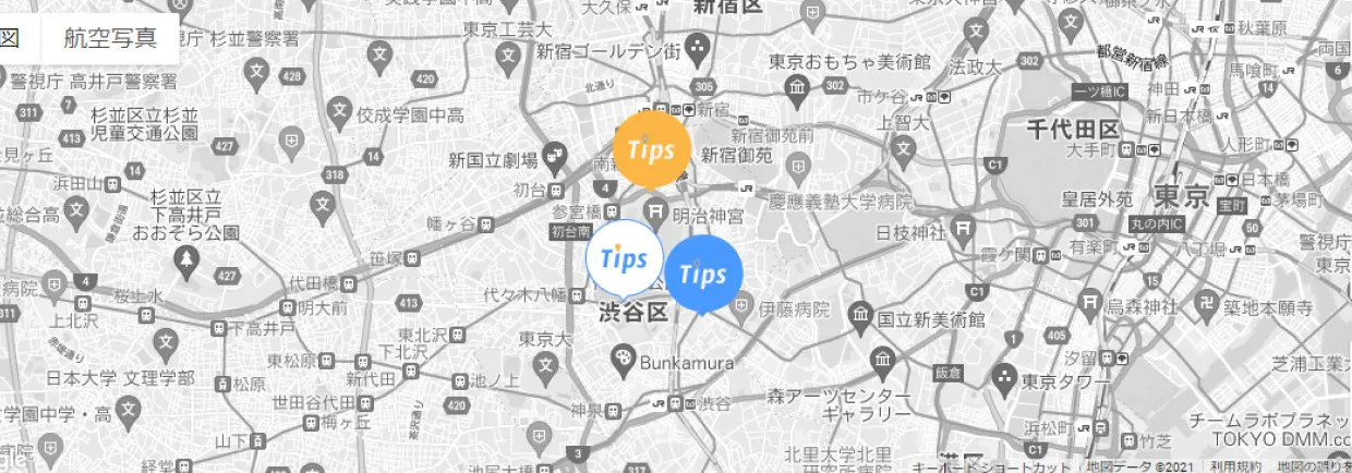 Google Maps APIを使ってマーカー(ピン)に吹き出しを追加しよう！マーカーが複数ある場合の実装例