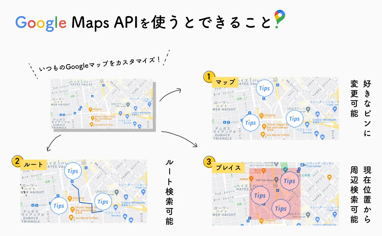 Google Maps APIを使ってマーカー(ピン)を好きな画像に変更しよう！