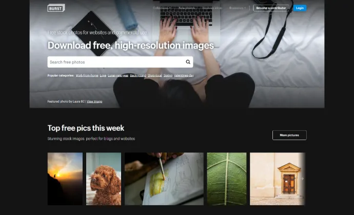 Burst powered by Shopify